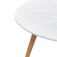 Load image into Gallery viewer, Natalie Dining Table 1m - White Washed Top, Natural Legs - Modern Boho Interiors