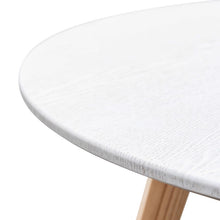 Load image into Gallery viewer, Natalie Dining Table 1m - White Washed Top, Natural Legs - Modern Boho Interiors