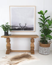 Load image into Gallery viewer, Newport Console Table 152cm - Weathered Oak - Modern Boho Interiors
