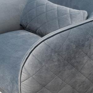 Nook Armchair - Dust Blue - Modern Boho Interiors