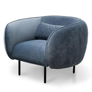 Nook Armchair - Dust Blue - Modern Boho Interiors
