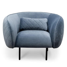 Load image into Gallery viewer, Nook Armchair - Dust Blue - Modern Boho Interiors