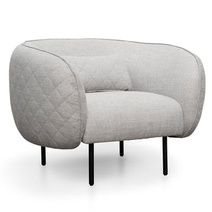 Nook Armchair - Light Texture Grey - Modern Boho Interiors