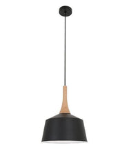 Load image into Gallery viewer, Nordian Small Angled Dome Pendant - Black - Modern Boho Interiors