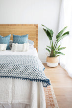 Load image into Gallery viewer, Palms King Bedhead - Natural - Modern Boho Interiors
