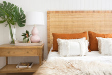 Load image into Gallery viewer, Palms Queen Bedhead - Natural - Modern Boho Interiors