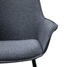 Load image into Gallery viewer, Parker Dining Chair - Charcoal Grey - Modern Boho Interiors