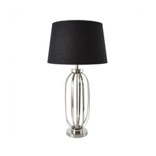 Load image into Gallery viewer, Parrot Island Table Lamp Base - Shiny Nickel - Modern Boho Interiors