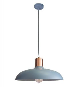 Pastella Dome Pendant Light - Matt Blue - Modern Boho Interiors