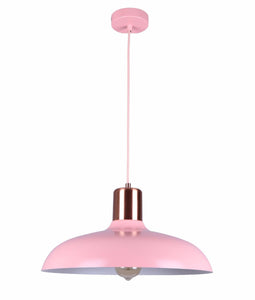 Pastella Dome Pendant Light - Matt Pink - Modern Boho Interiors