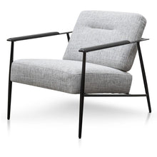 Load image into Gallery viewer, Pettybourne 2 Armchair - Light Grey, Black Frame - Modern Boho Interiors