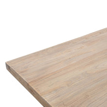 Load image into Gallery viewer, Piede Reclaimed Elm Wood Dining Table 3m - Rustic Natural - Modern Boho Interiors