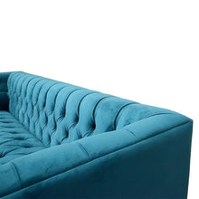 Load image into Gallery viewer, Pilla 3 Seater Sofa 2m - Turquoise - Modern Boho Interiors