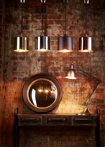 Portofino Hanging Lamp - Brass - Modern Boho Interiors