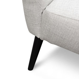Reeve Lounge Chair - Harbour Grey - Modern Boho Interiors