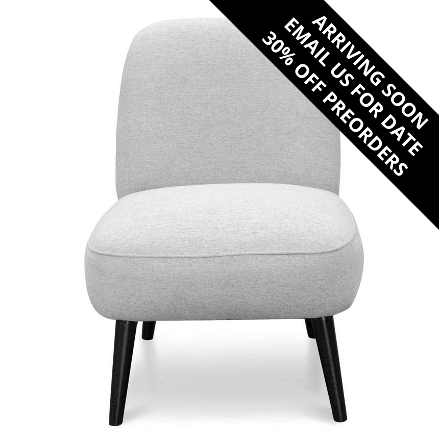 Reeve Lounge Chair - Moonlight Grey - Modern Boho Interiors