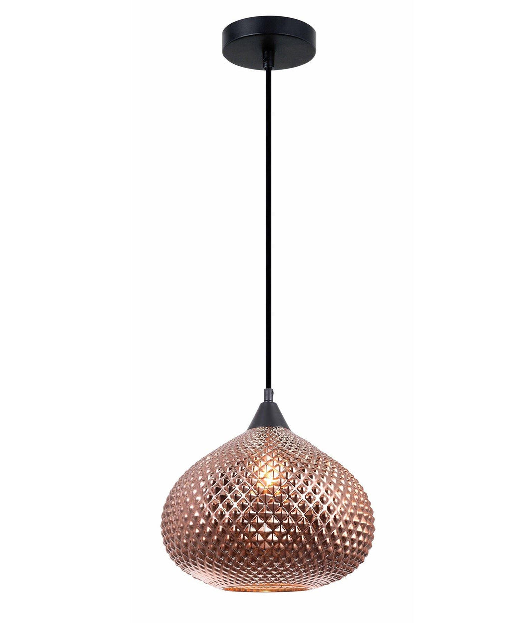 Rictase Wine Glass Pendant Light - Copper Glass - Modern Boho Interiors