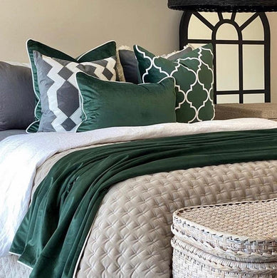 Rodeo Rectangle Cushion Cover - Green - Modern Boho Interiors