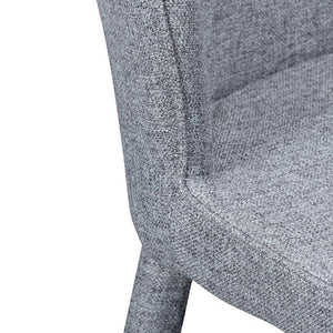 Roxy Dining Chair - Pebble Grey - Modern Boho Interiors