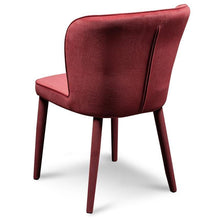 Load image into Gallery viewer, Roxy Dining Chair - Ruby Red Velvet - Modern Boho Interiors