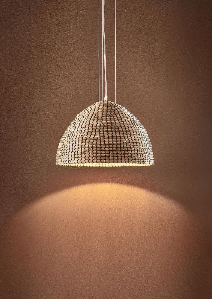 San Marco Basket Hanging Lamp - Brown - Modern Boho Interiors