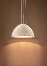 Load image into Gallery viewer, San Marco Basket Hanging Lamp - Cream - Modern Boho Interiors