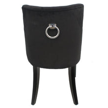 Load image into Gallery viewer, Sasha Dining Chair - Black Velvet - Modern Boho Interiors