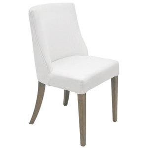 Sasha Dining Chair - White - Modern Boho Interiors