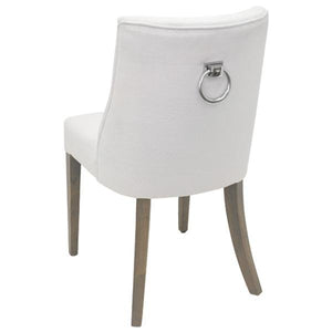 Sasha Dining Chair - White - Modern Boho Interiors