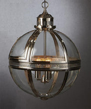Load image into Gallery viewer, Saxon Pendant Lamp (Large) - Shiny Nickel - Modern Boho Interiors