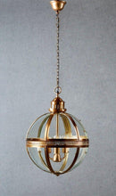Load image into Gallery viewer, Saxon Pendant Lamp (Medium) - Antique Brass - Modern Boho Interiors