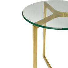 Load image into Gallery viewer, Skylar Side Table - Gold Base - Modern Boho Interiors