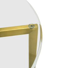 Load image into Gallery viewer, Skylar Side Table - Gold Base - Modern Boho Interiors