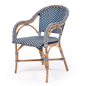 Sorrento Arm Chair - Navy - Modern Boho Interiors