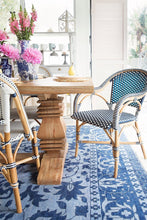 Load image into Gallery viewer, Sorrento Arm Chair - Navy - Modern Boho Interiors