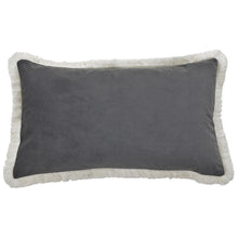 Load image into Gallery viewer, St. Kilda Rectangle Cushion Cover - Grey - Modern Boho Interiors