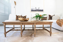 Load image into Gallery viewer, Stradbroke Bobbin Coffee Table - Herringbone Top - Modern Boho Interiors