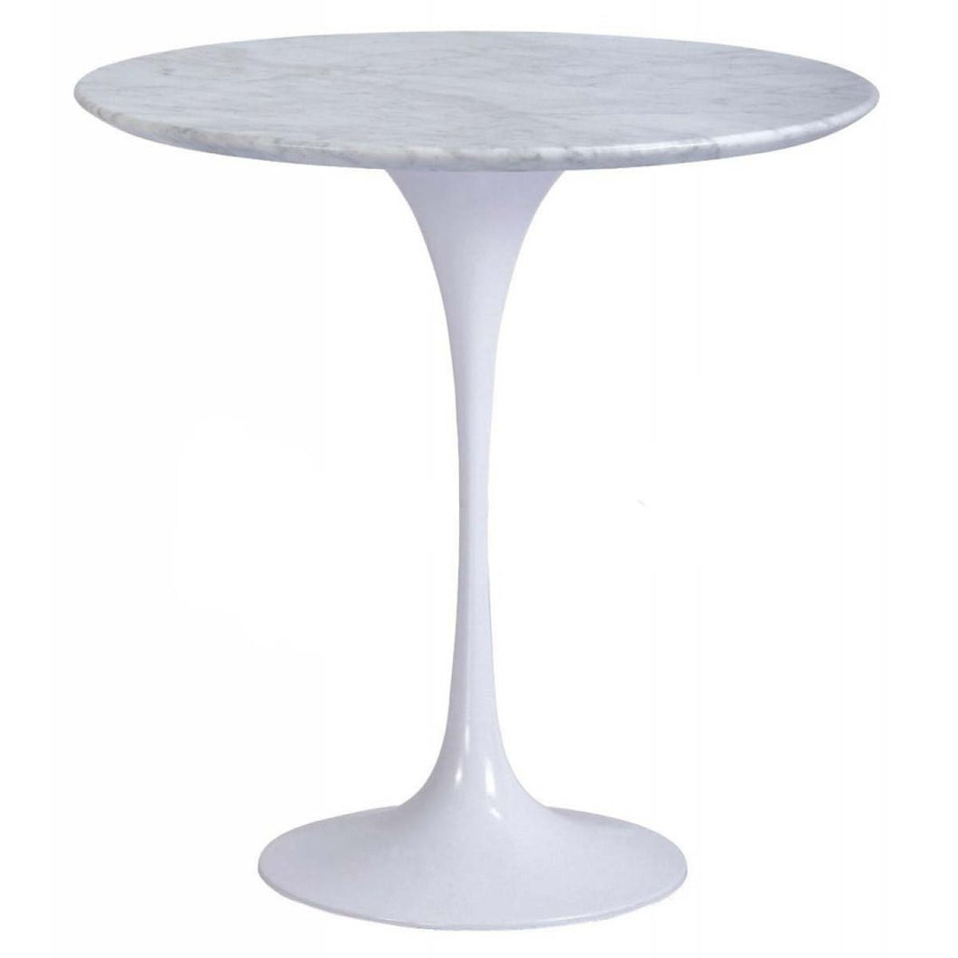 Table 50Cm - Marble Top - Aluminium - Modern Boho Interiors