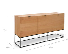 Load image into Gallery viewer, Talia Buffet Unit - Natural Oak - Modern Boho Interiors