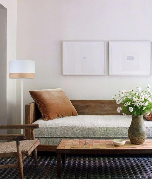 Tamboro Floor Lamp - White - Modern Boho Interiors