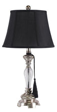 Load image into Gallery viewer, Tatiana Bedside Lamps (with Black Shade) - Modern Boho Interiors