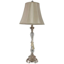Load image into Gallery viewer, Tatiana Champagne Table Lamps (with Cream Shade) - Modern Boho Interiors