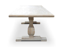 Load image into Gallery viewer, Titan Dining Table 2.4M - Rustic White Washed - Modern Boho Interiors