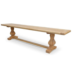 Titan Wood Bench 2m - Natural - Modern Boho Interiors