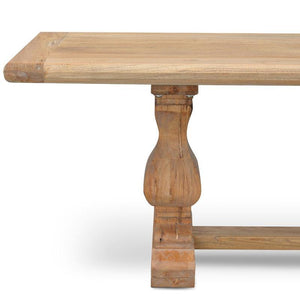 Titan Wood Bench 2m - Natural - Modern Boho Interiors