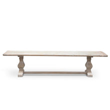 Load image into Gallery viewer, Titan Wood Bench 2m - White Washed - Modern Boho Interiors