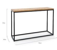 Load image into Gallery viewer, Tofa Console Table - European Oak - Modern Boho Interiors