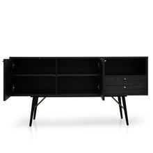 Load image into Gallery viewer, Trent Buffet Unit - Black - Modern Boho Interiors