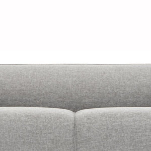 Troy 3 Seater Fabric Sofa - Dark Texture Grey - Modern Boho Interiors