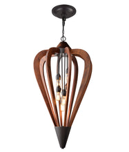 Load image into Gallery viewer, Tuscan Large Pendant Light - Cherry Wood - Modern Boho Interiors